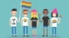 five LGBTQ people
